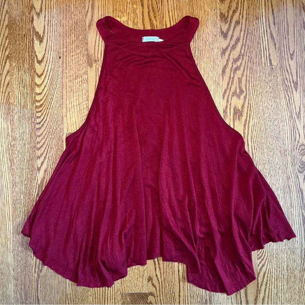 UO Kimchi Blue High Neck Red Tank Top - Picture 3 of 13